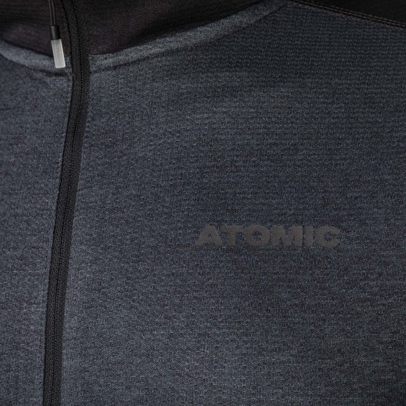 Pánska mikina Atomic Alps FZ Hoodie grey/black 3