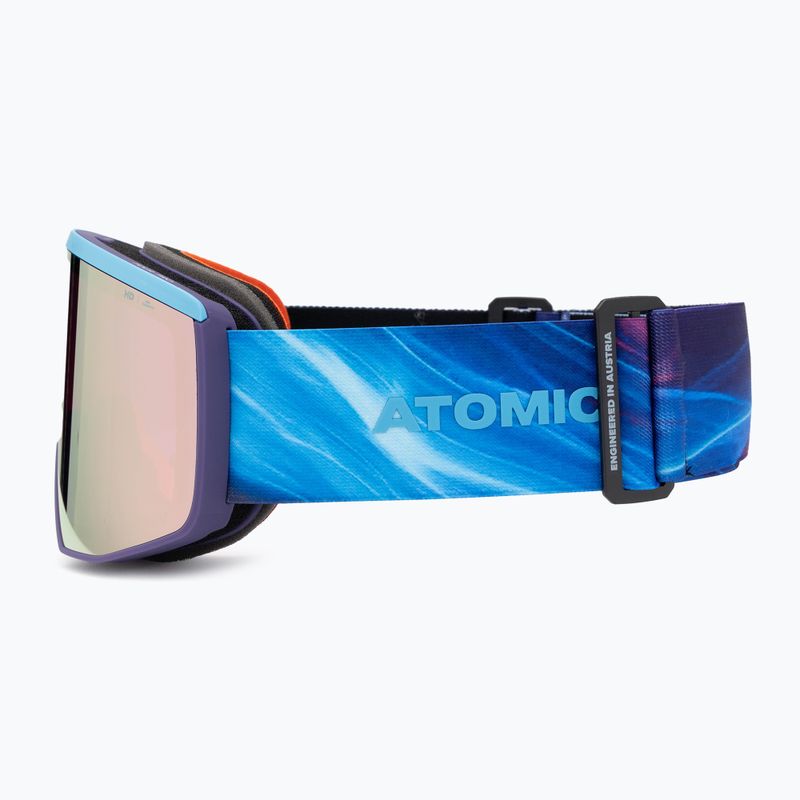 Lyžiarske okuliare Atomic Four Pro HD black/purple/cosmos/pink copper 5