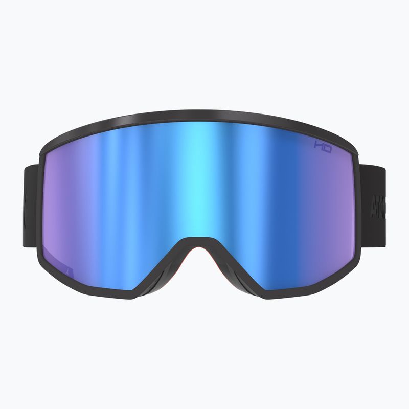 Lyžiarske okuliare Atomic Four HD all black/blue hd 2