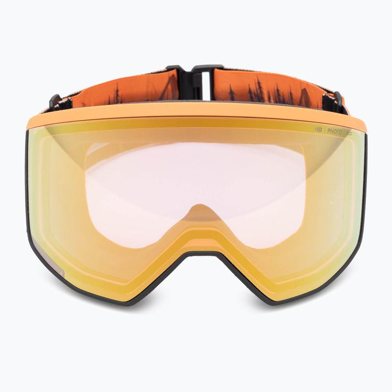 Lyžiarske okuliare Atomic Four Pro HD Photo black/orange/tree/amber gold 3