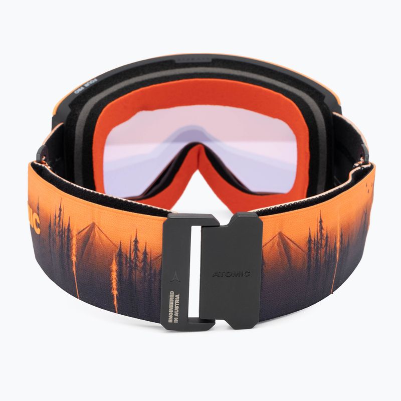 Lyžiarske okuliare Atomic Four Pro HD Photo black/orange/tree/amber gold 4