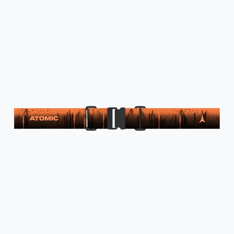 Lyžiarske okuliare Atomic Four Pro HD Photo black/orange/tree/amber gold 6