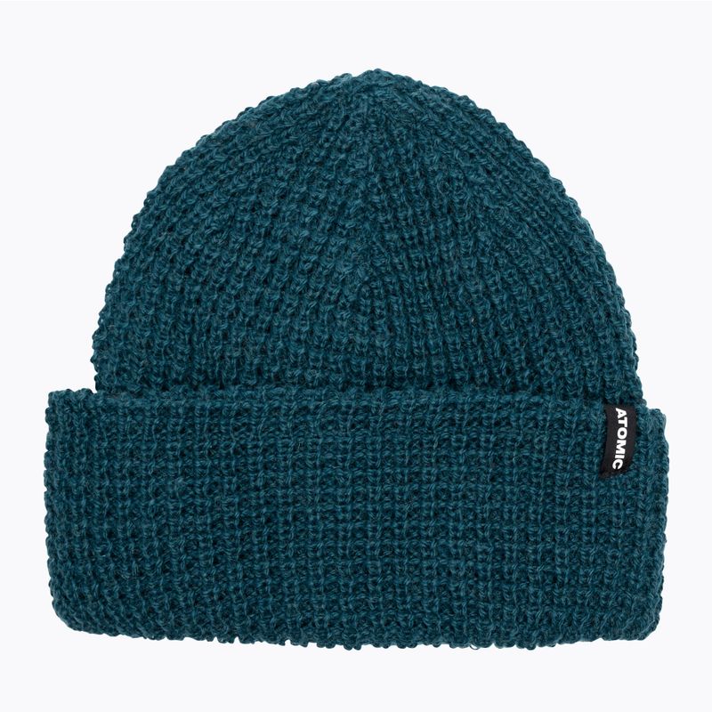 Zimná čiapka Atomic Alps Knit Beanie tmavá petrol