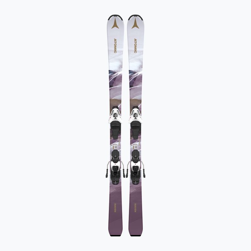 Detské zjazdové lyže Atomic Maven Girl JTM + viazanie L6 GW white/laven