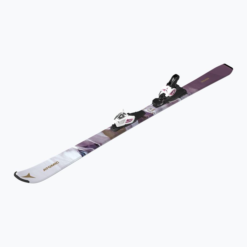 Detské zjazdové lyže Atomic Maven Girl JTM + viazanie L6 GW white/laven 3