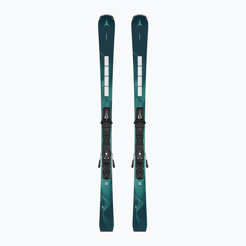Dámske zjazdové lyže Atomic Cloud Q14 Revoshock S + viazanie MI12 GW petrol