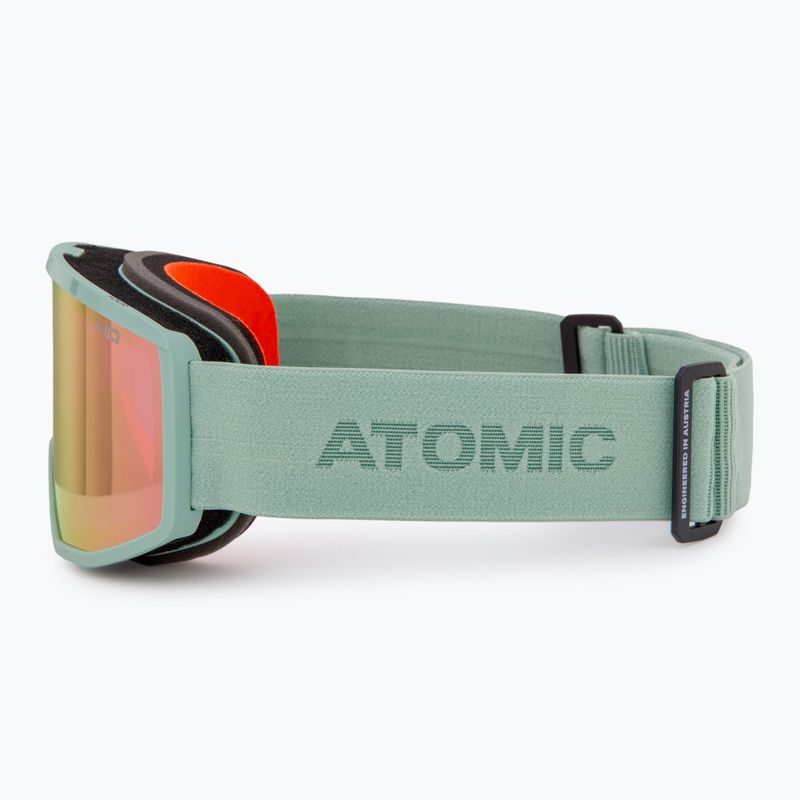 Lyžiarske okuliare Atomic Four HD pistachio/pink copper hd 4