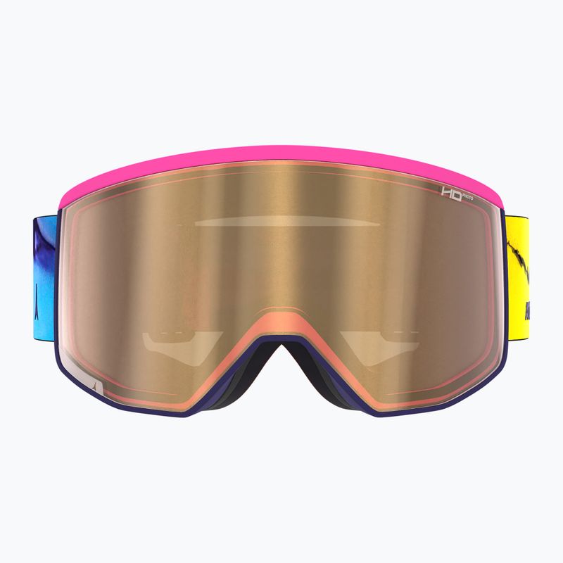 Lyžiarske okuliare Atomic Four Pro Signature NMC pink powder/amber gold hd photo/clear 2