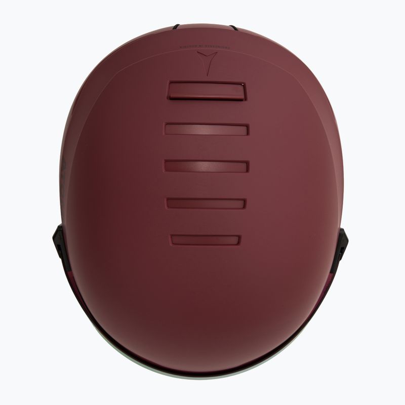 Lyžiarska prilba Atomic Savor Visor Stereo maroon/red stereo 6