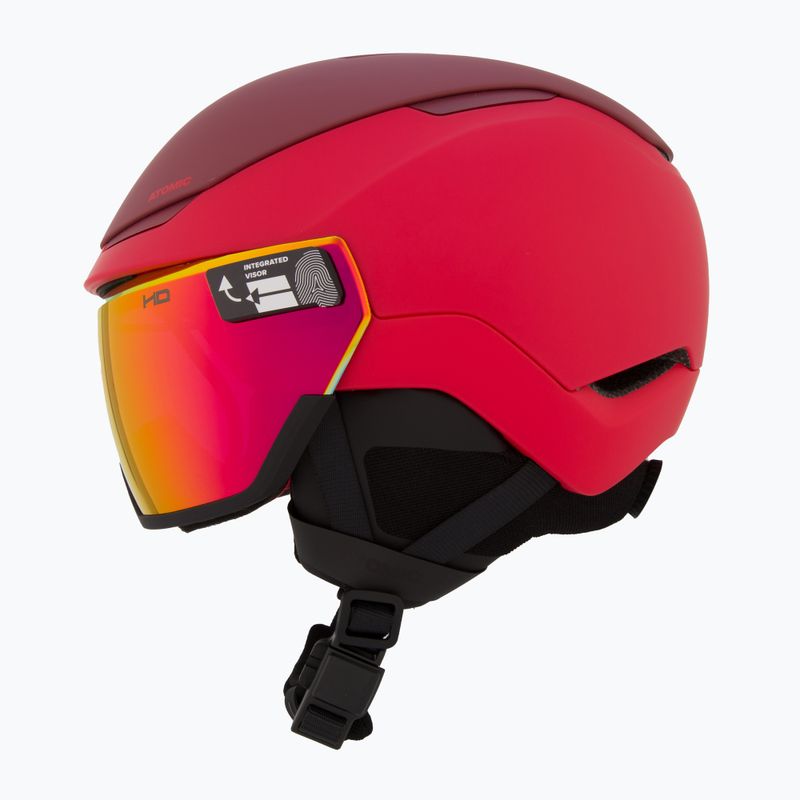 Lyžiarska prilba Atomic Revent GT Amid Visor HD red/red hd 4