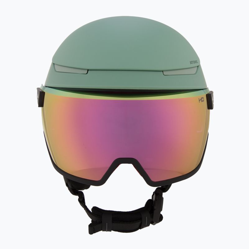 Lyžiarska prilba Atomic Revent GT Amid Visor HD pistachio/pink copper hd 2