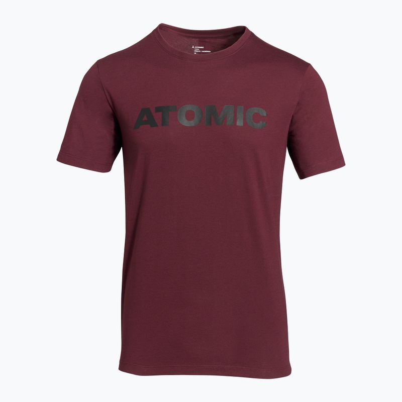 Pánske tričko Atomic Alps maroon 2