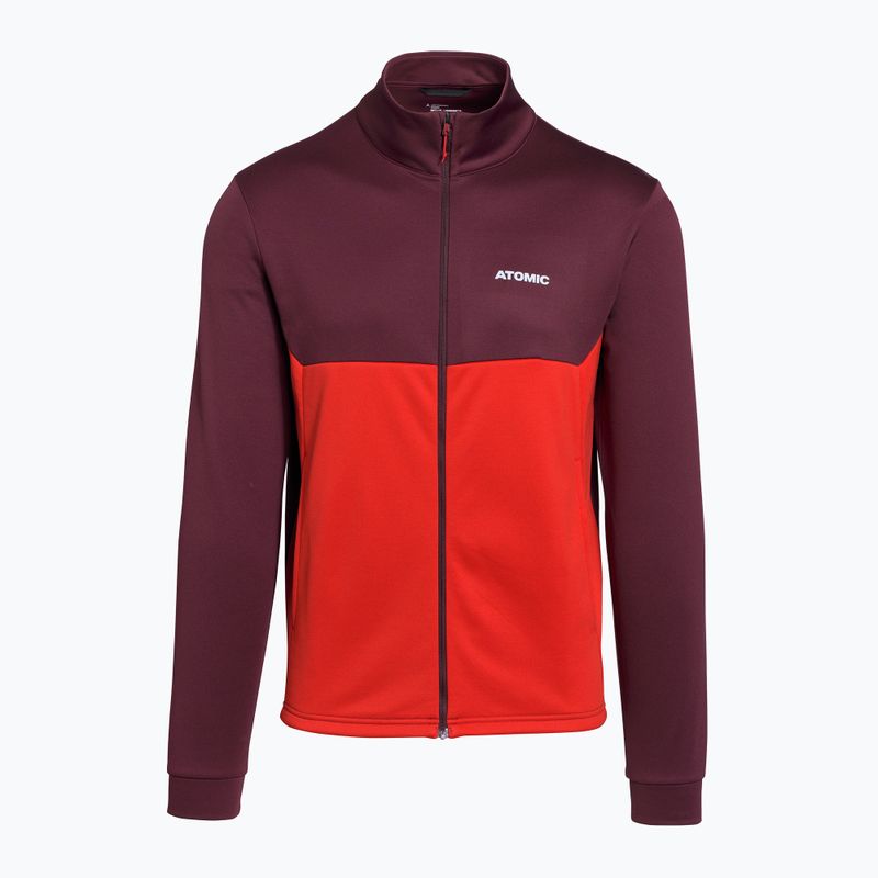 Pánska mikina Atomic Alps Jacket maroon/ red 4