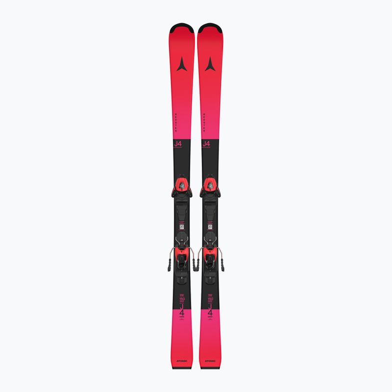 Detské zjazdové lyže Atomic Redster J4 + viazania L6 GW red tension/black