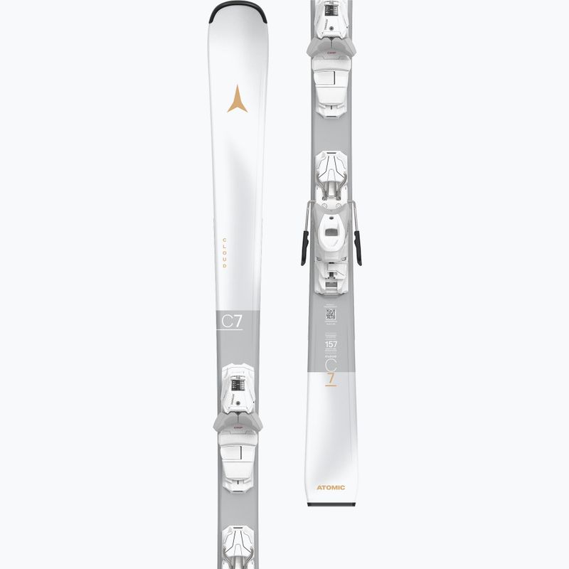 Dámske zjazdové lyže Atomic Cloud C7 White + viazania M10 GW White 7