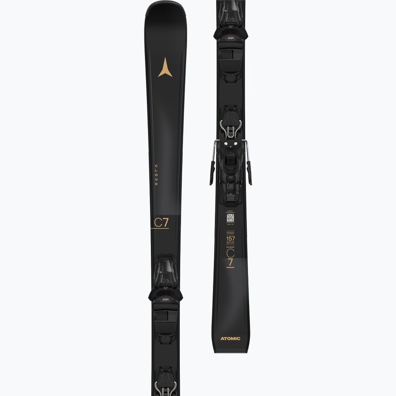 Dámske zjazdové lyže Atomic Cloud C7 Black + viazania M10 GW black 7