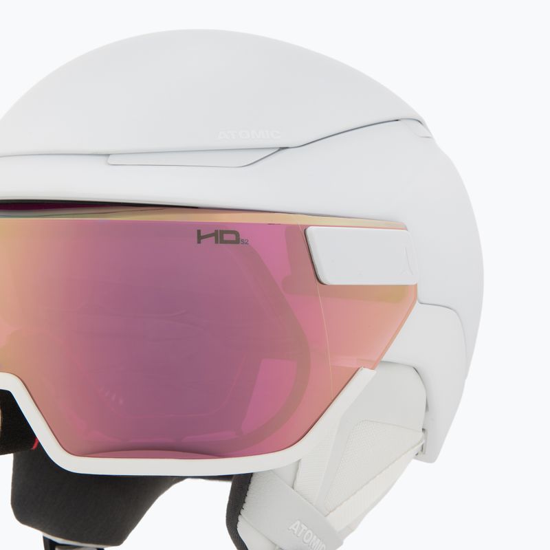 Lyžiarska prilba Atomic Revent GT Amid Visor HD white heather/pink chopper hd 8