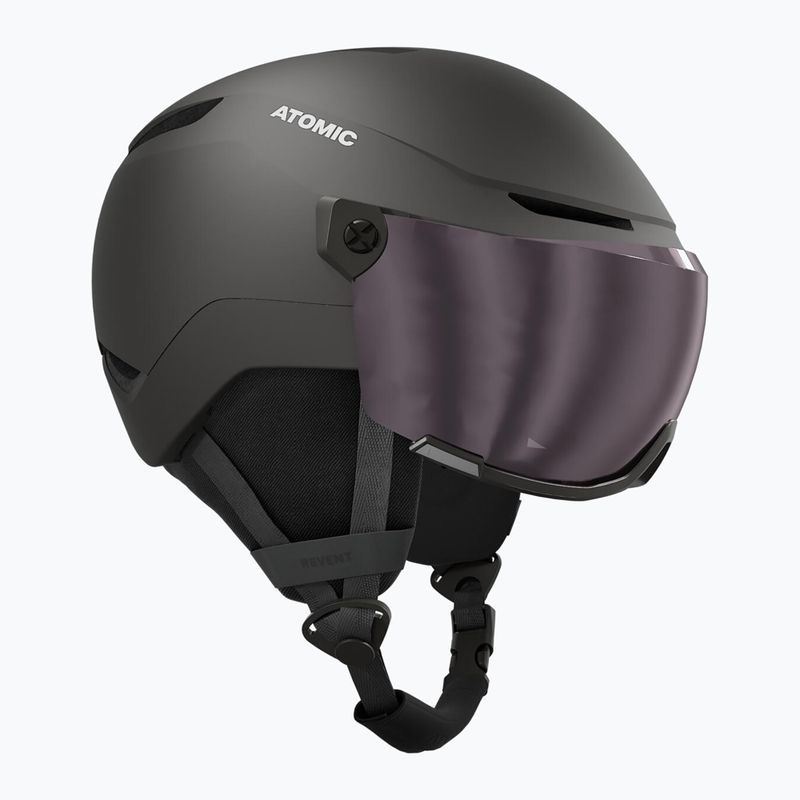 Detská lyžiarska prilba Atomic Revent Visor Jr black/red flash