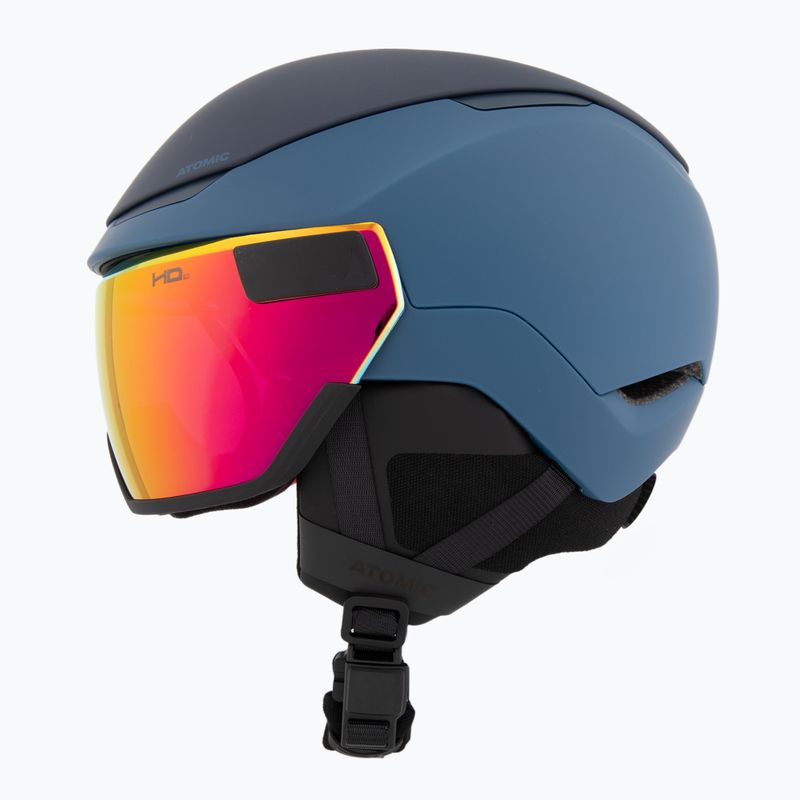 Lyžiarska prilba Atomic Revent GT Amid Visor HD deep ocean/red hd 3