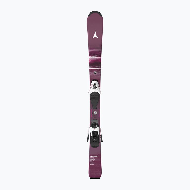 Detské zjazdové lyže + viazanie Atomic Maven Jr 100-120 + C5 GW red plum 2