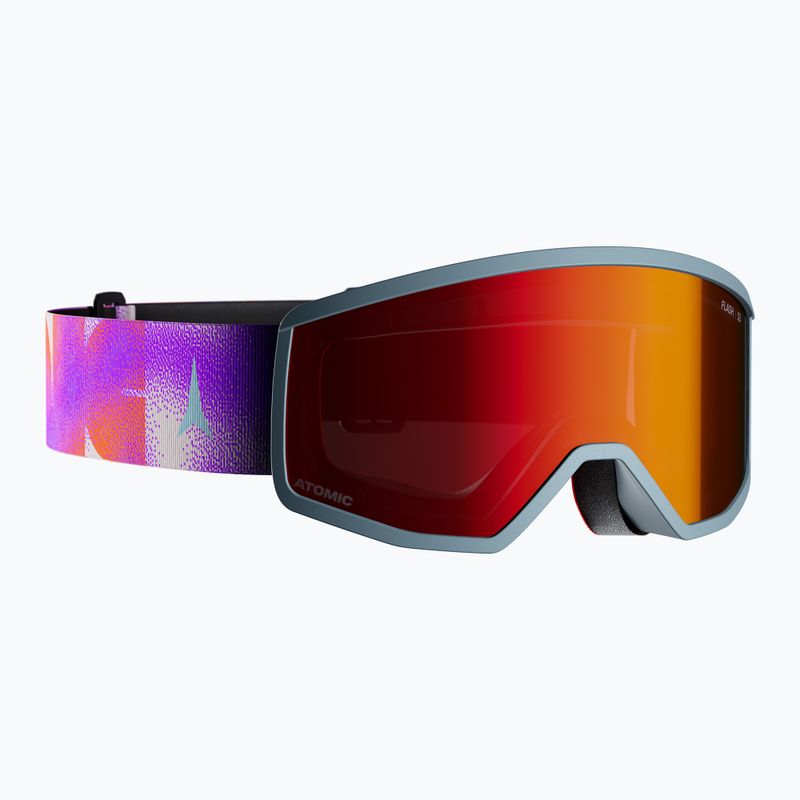 Detské lyžiarske okuliare Atomic Four Jr Flash graphic/purple/orange/red flash