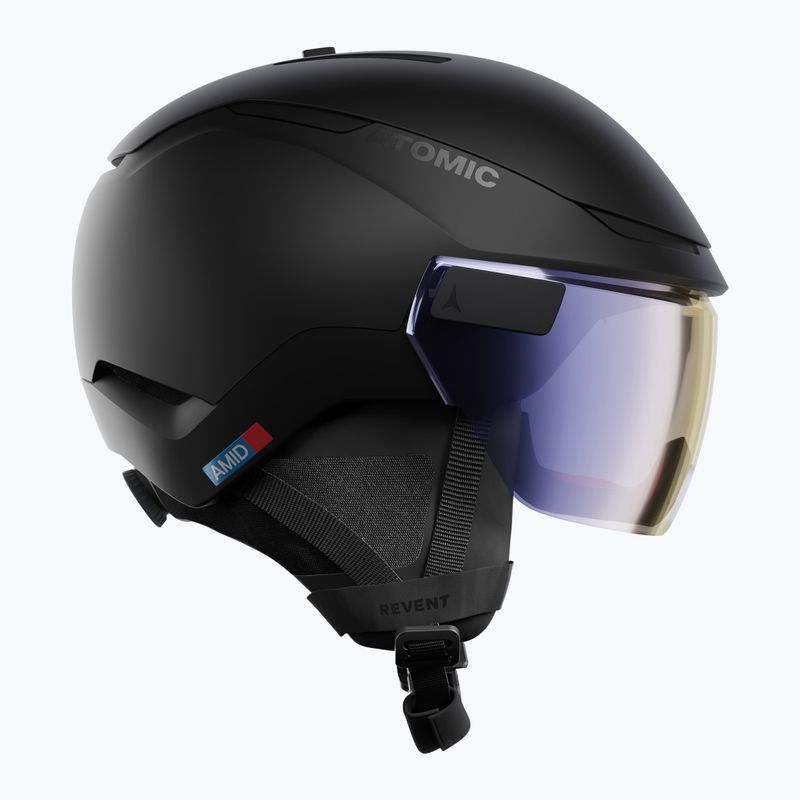 Lyžiarska prilba Atomic Revent GT Amid Visor HD S1 black/yellow blue hd