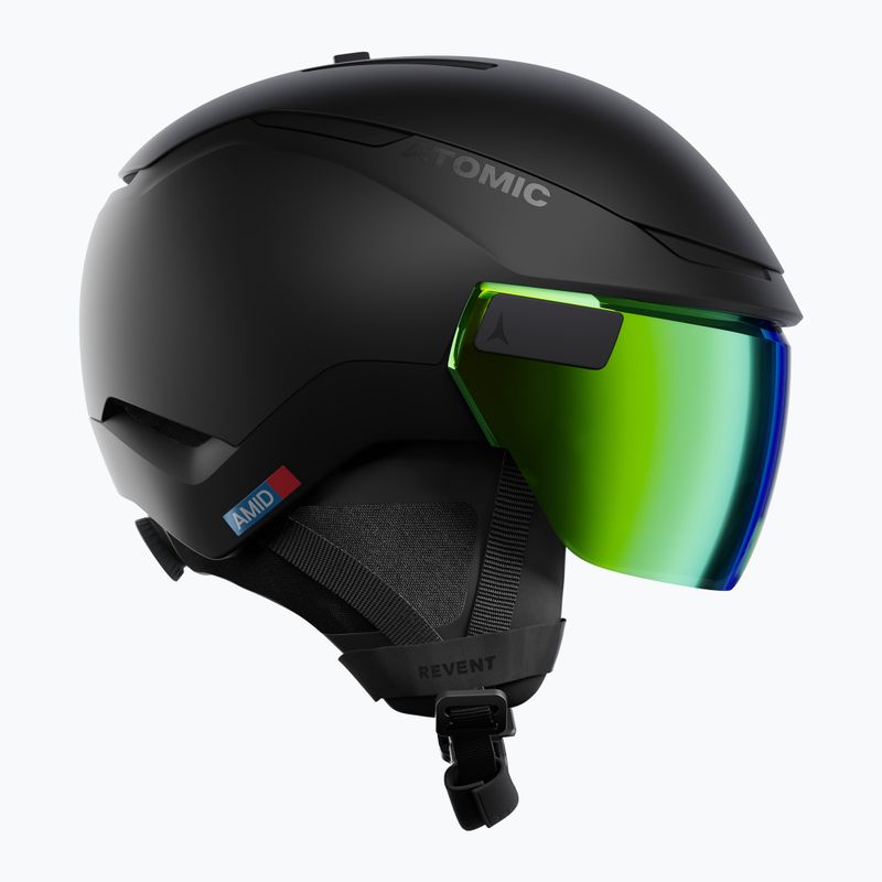 Lyžiarska prilba Atomic Revent GT Amid Visor HD black/green hd