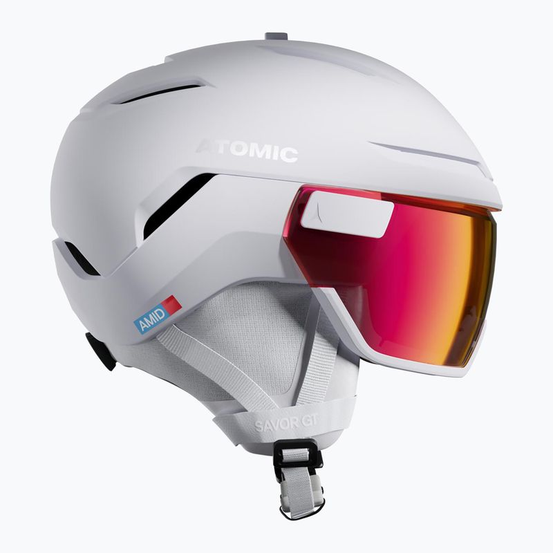 Lyžiarska prilba Atomic Savor GT Amid Visor Photo white heather/red photo 2