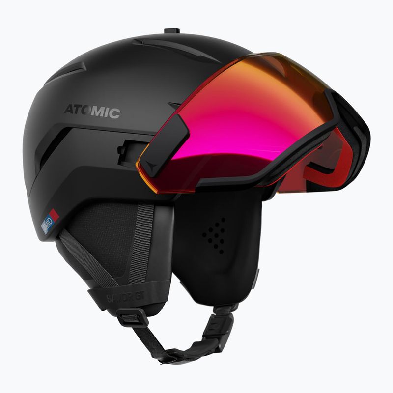Lyžiarska prilba Atomic Savor GT Amid Visor Photo black/red photo 2