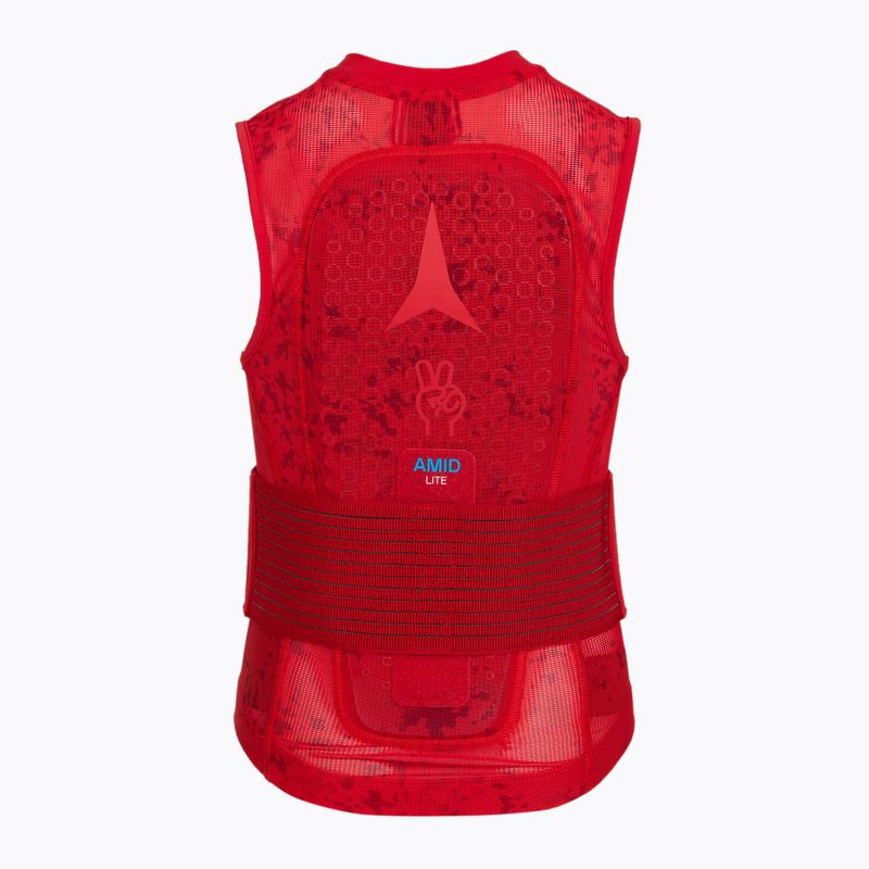 Chránič chrbta Atomic Live Shield Amid Lite Vest Jr graphic/red 2