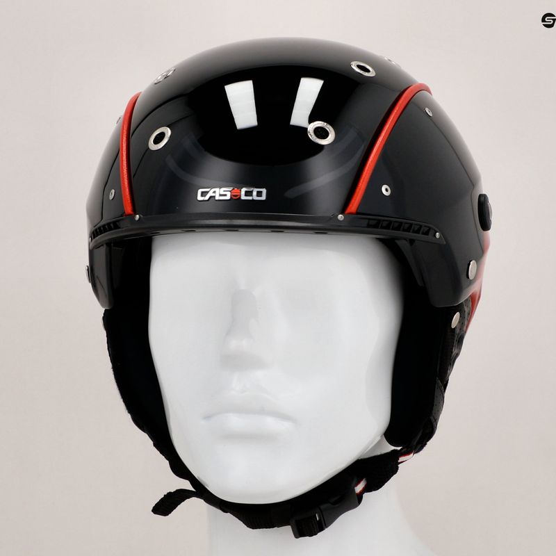 Lyžiarska prilba Casco SP-4.1 black / red 6