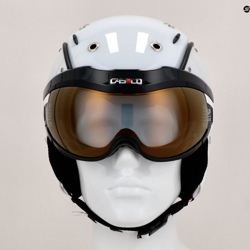 Lyžiarska prilba CASCO SP-6 Visorb White 07.2578 8