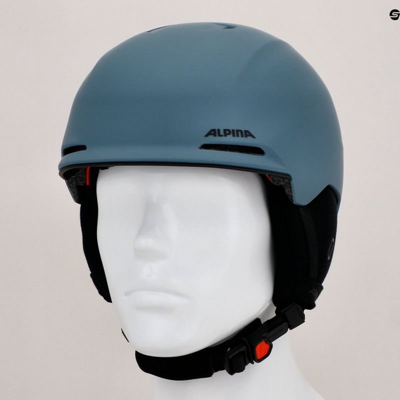 Lyžiarska prilba Alpina Brix dirt/blue matt 10