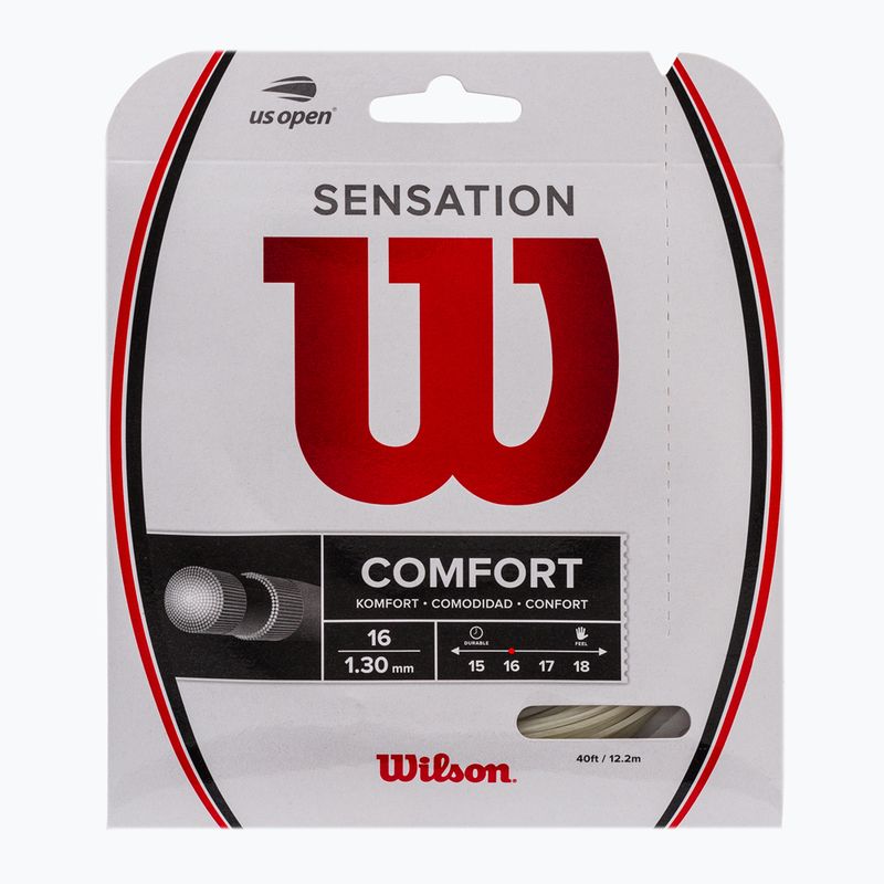 Tenisová struna Wilson Sensation 16 12,2 m biela WRZ941000+