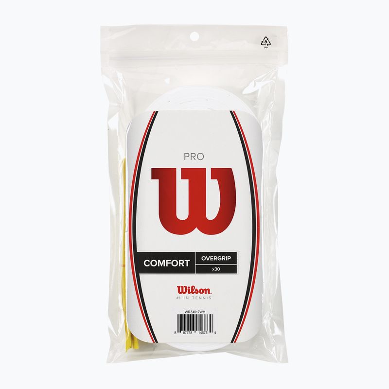 Omotávky na tenisovú raketu Wilson Pro Overgrip 30 ks white