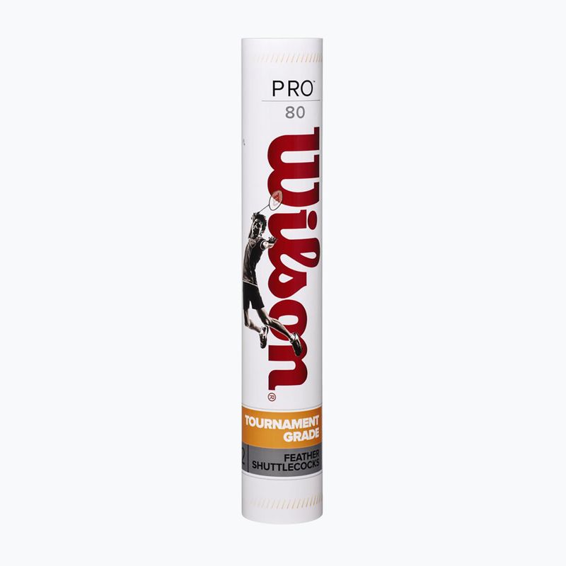 Wilson Pro bedmintonové raketky 12 ks biele