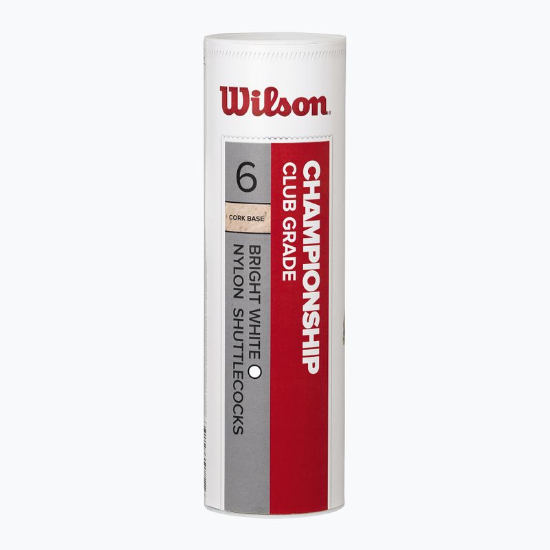Bedmintonové rakety Wilson Championship 6ks biele 2
