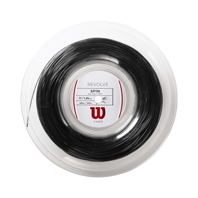 Wilson Revolve 17 200 m tenisová struna čierna WRZ906900