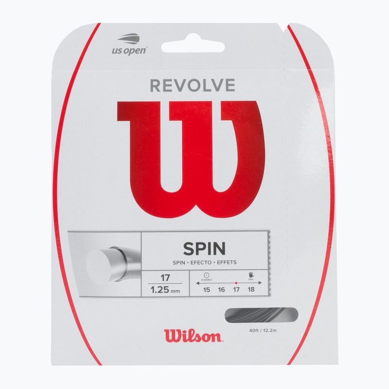 Tenisová struna Wilson Revolve 17 12,2 m čierna WRZ946900+