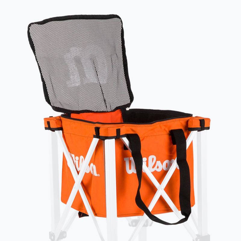 Wilson Teaching Cart Taška na tenisové loptičky Orange WRZ541100 3