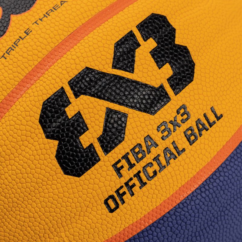 Basketbalová lopta Wilson Fiba 3x3 Game blue/yellow veľkosť 6 3