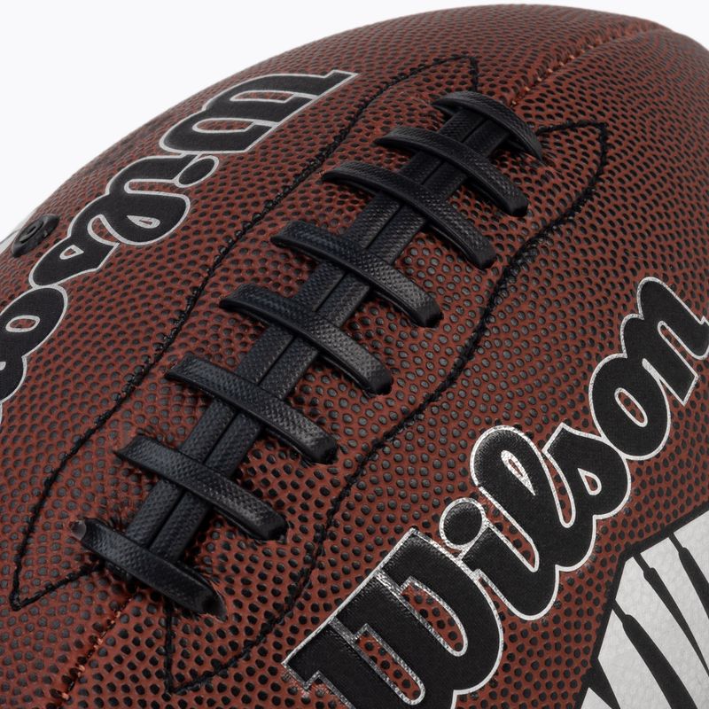 Wilson MVP Oficiálna futbalová lopta hnedá WTF1411XB Americký futbal 3
