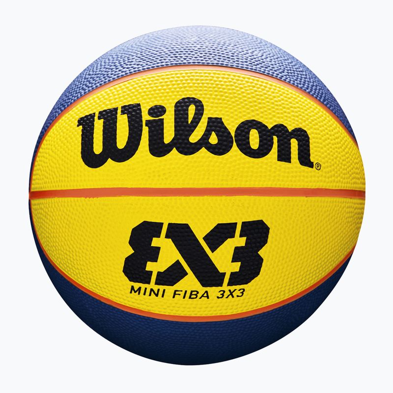 Basketbalová lopta Wilson Fiba 3X3 Mini Rubber WTB1733XB veľkosť 3 4