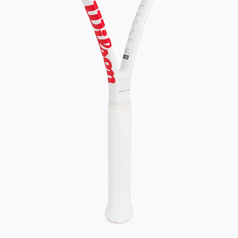 Tenisová raketa Wilson Six.One Team 95 Cvr červeno-biela WRT73640U 3