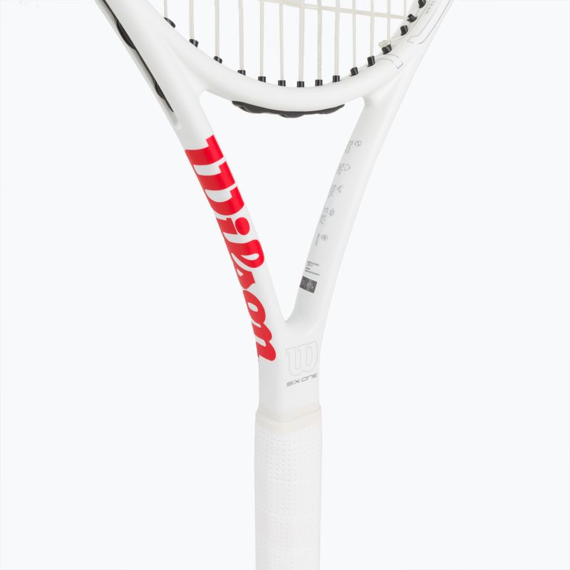 Tenisová raketa Wilson Six.One Team 95 Cvr červeno-biela WRT73640U 4