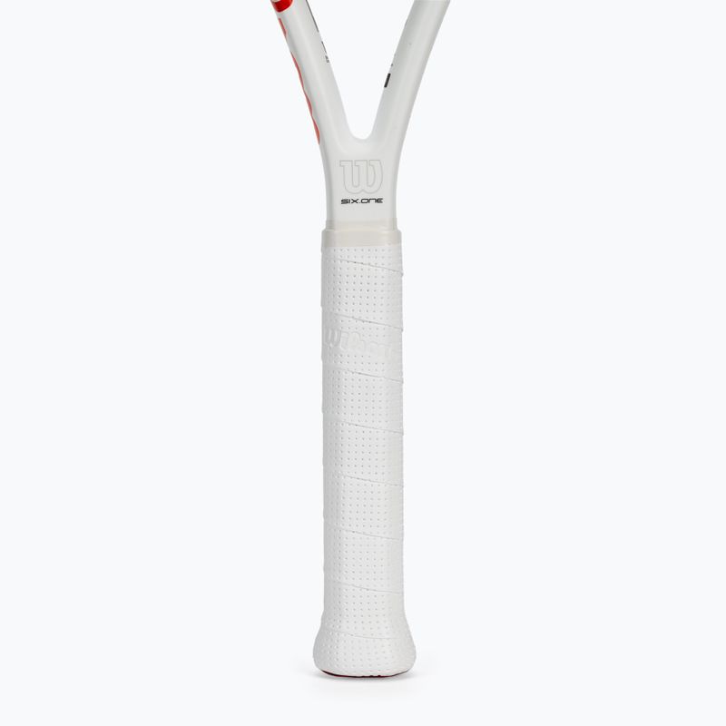 Tenisová raketa Wilson Six.One Lite 102 CVR červeno-biela WRT73660U 4