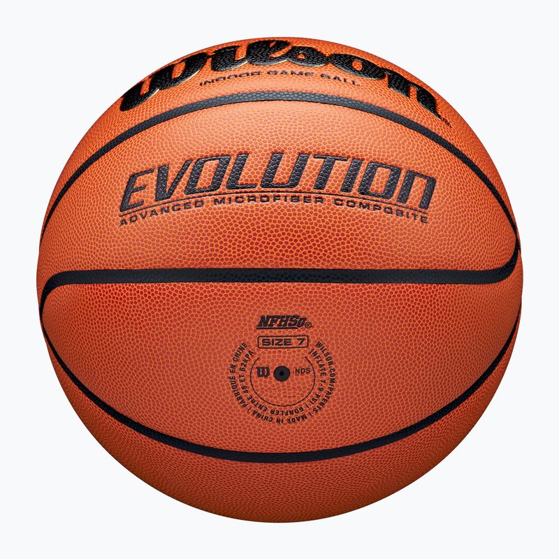 Basketbalová lopta Wilson Evolution basketbal hnedá veľkosť 7 4