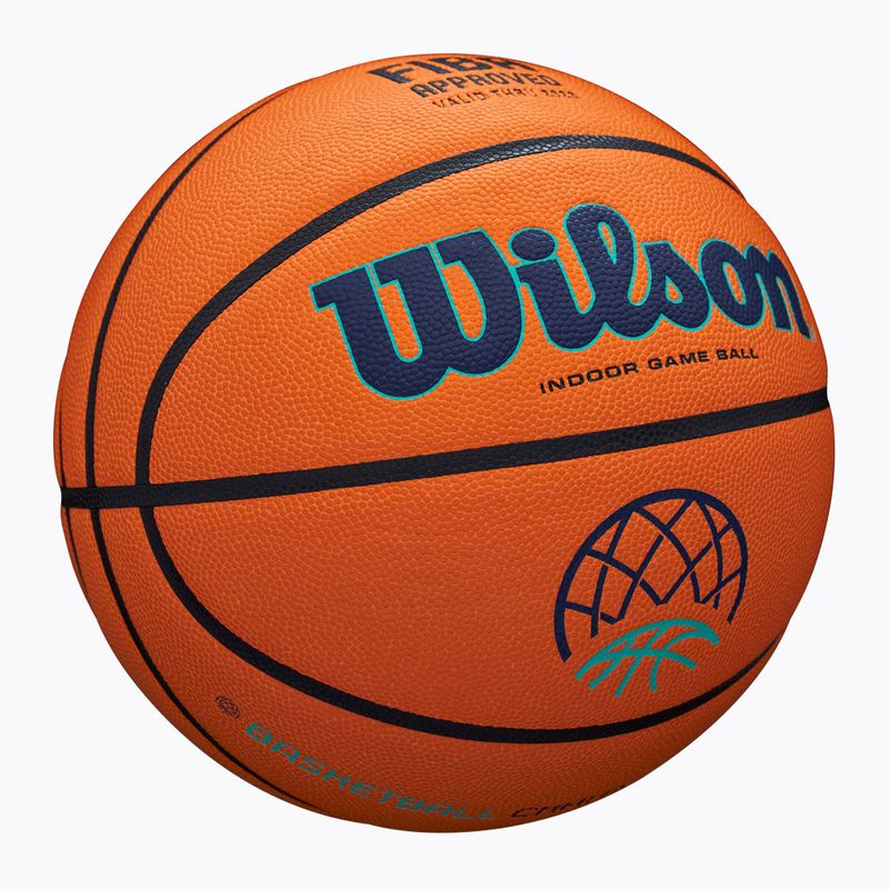 Basketbalová Lopta Wilson EVO NXT Champions League orange veľkosť 7 2