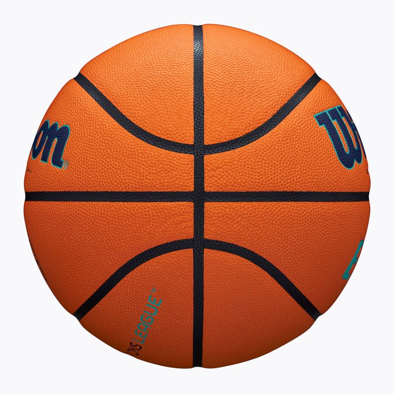 Basketbalová Lopta Wilson EVO NXT Champions League orange veľkosť 7 5
