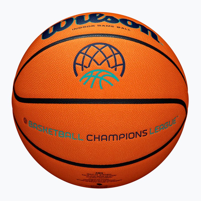 Basketbalová Lopta Wilson EVO NXT Champions League orange veľkosť 7 6